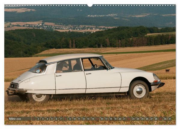 Produktbild: Citro&euml;n DS G&ouml;ttin im Mittelrheintal (hochwertiger Premium Wandkalender 2026 DIN A2 quer), Kunstdruck in Hochglanz