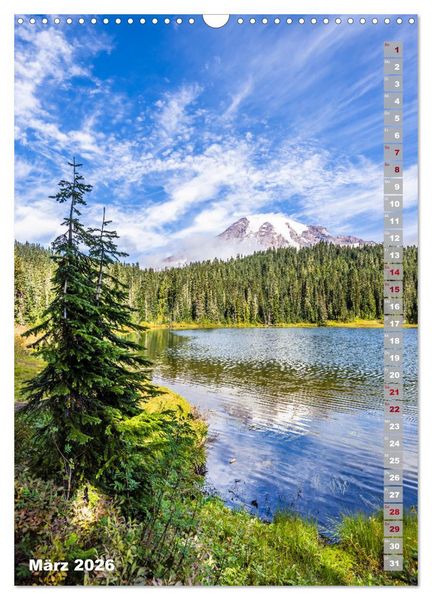 Produktbild: SEATTLE Imposante Stadt- und Naturimpressionen (Wandkalender 2026 DIN A3 hoch), CALVENDO Monatskalender