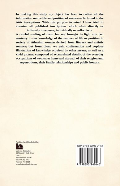 Produktbild: A Study of Women, in Attic Inscriptions