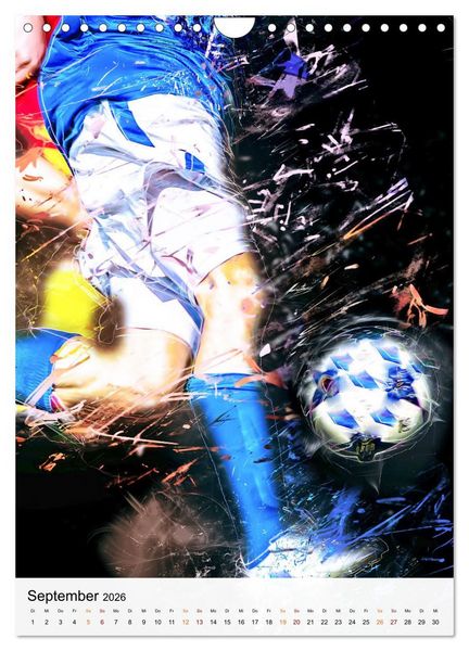 Produktbild: Fussball - einfach cool (Wandkalender 2026 DIN A4 hoch), CALVENDO Monatskalender