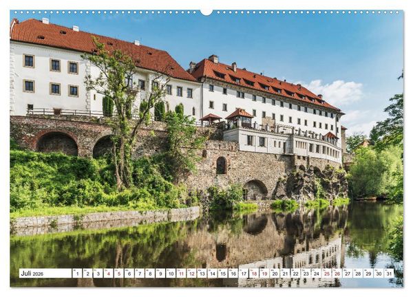 Produktbild: Ein Wochenende in Krumau (hochwertiger Premium Wandkalender 2026 DIN A2 quer), Kunstdruck in Hochglanz