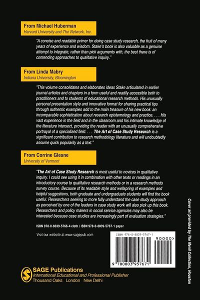 Produktbild: The Art of Case Study Research