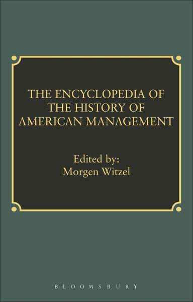 Produktbild: Encyclopedia of History of American Management