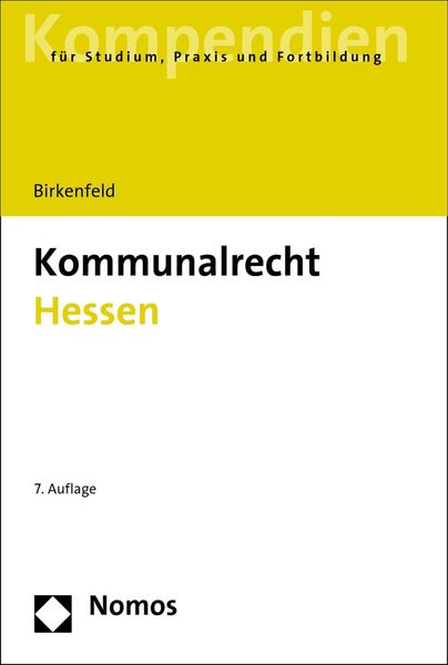 Produktbild: Kommunalrecht Hessen