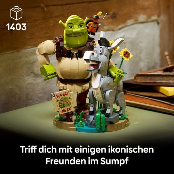 Produktbild: LEGO Shrek 72423 Shrek, Esel und Der gestiefelte Kater, DIY Modellbau