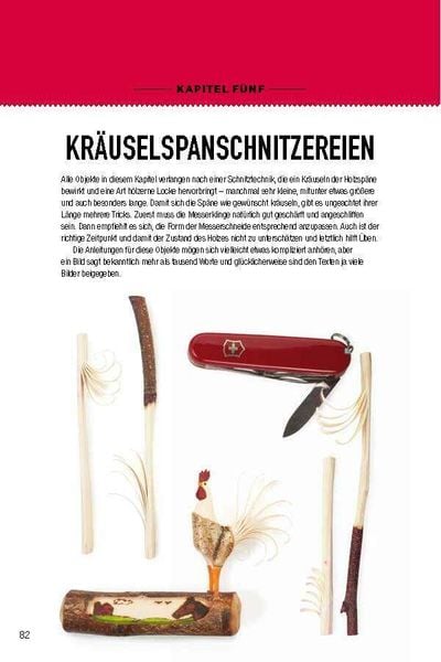 Schnitzen mit dem Schweizer Taschenmesser: 43 spannende Projekte