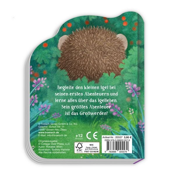 Produktbild: TR&Ouml;TSCH - Pappenbuch Der kleine Igel | Ab 1 Jahr
