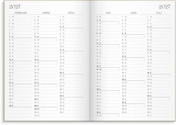 Produktbild: Student Planner A5 26/27 Beige