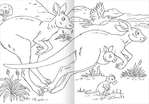 Produktbild: Das superdicke Malbuch &ndash; Tiere