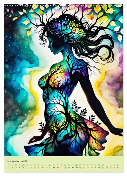 Produktbild: L'&eacute;l&eacute;gance de la nature (Calendrier mural 2026 DIN A2 horizontal), CALVENDO calendrier mensuel