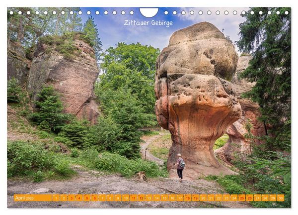 Produktbild: Mitteldeutschland - Landschaft und Kulturdenkmale (Wandkalender 2026 DIN A4 quer), CALVENDO Monatskalender