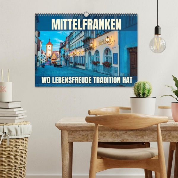 Produktbild: Mittelfranken - wo Lebensfreude Tradition hat (Wandkalender 2026 DIN A3 quer), CALVENDO Monatskalender