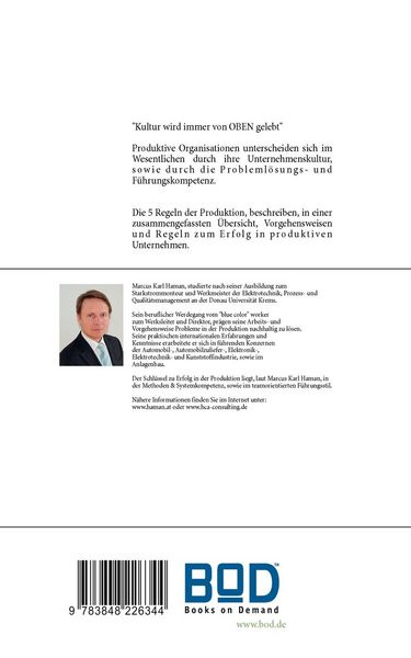 Produktbild: 5 Regeln der Produktion
