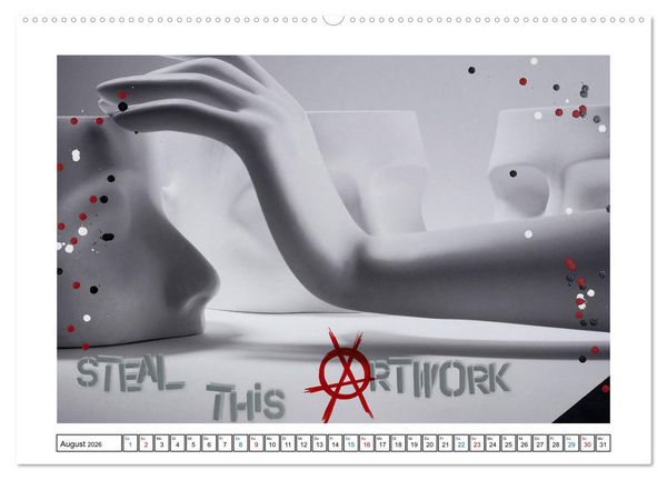 Produktbild: Graffiti trifft auf Fotografie (Wandkalender 2026 DIN A2 quer), CALVENDO Monatskalender