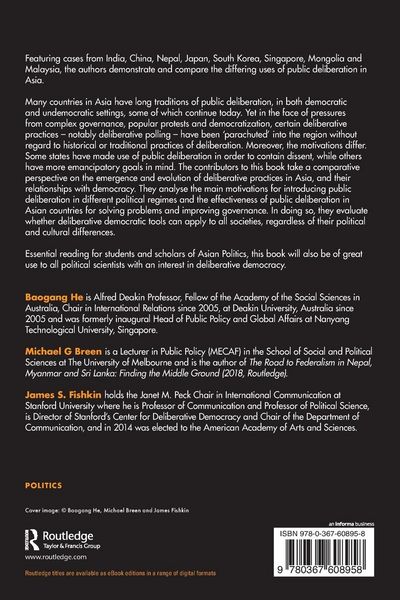 Produktbild: Deliberative Democracy in Asia