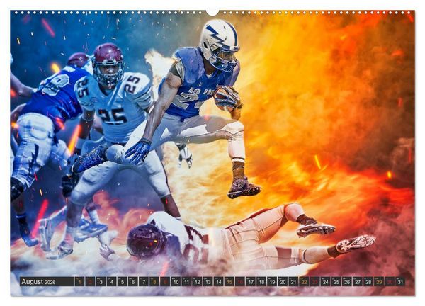 Produktbild: Faszination American Football (Wandkalender 2026 DIN A2 quer), CALVENDO Monatskalender