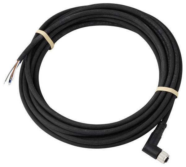 Produktbild: TRU COMPONENTS TC-13751840 Anschlussleitung M8 x 1 Buchse, gewinkelt 5 m Polzahl Sensoren: 5 1 St.