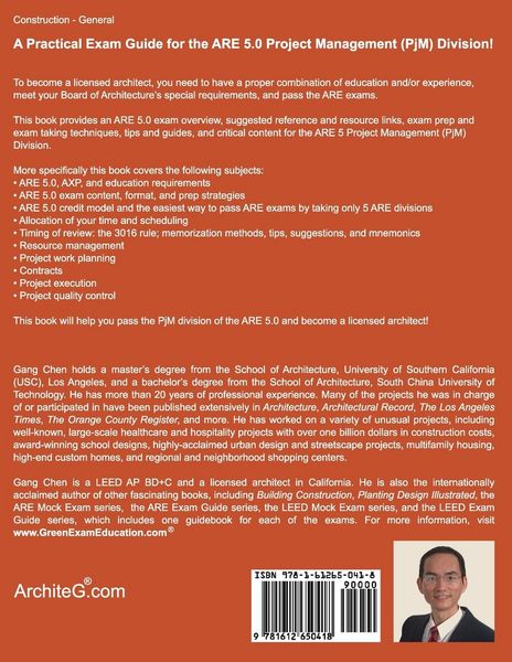 Produktbild: Project Management (PjM) ARE 5.0 Exam Guide (Architect Registration Examination)