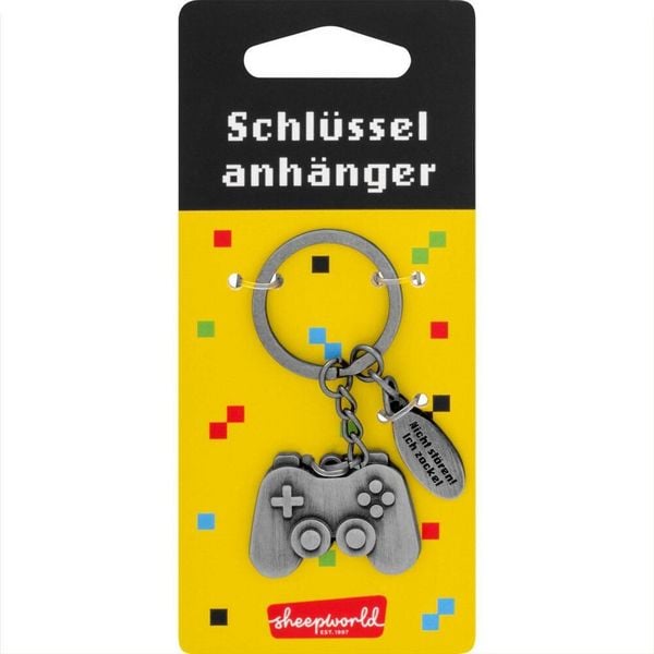 Produktbild: Schl&uuml;sselanh&auml;nger Motiv "Zocken"