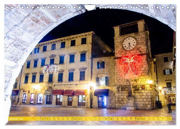 Produktbild: Kotor - Juwel der Adria und UNESCO-Welterbe in Montenegro (Wandkalender 2026 DIN A4 quer), CALVENDO Monatskalender