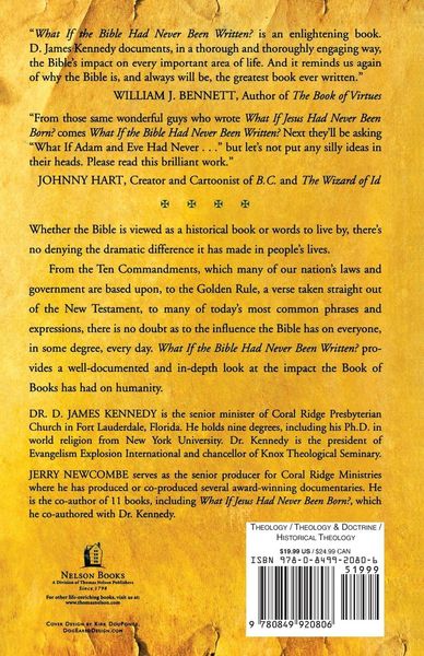 Produktbild: A What If the Bible Had Never Been Written?