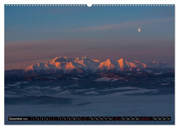 Produktbild: Tatra. Polen und Slowakei (Wandkalender 2026 DIN A2 quer), CALVENDO Monatskalender