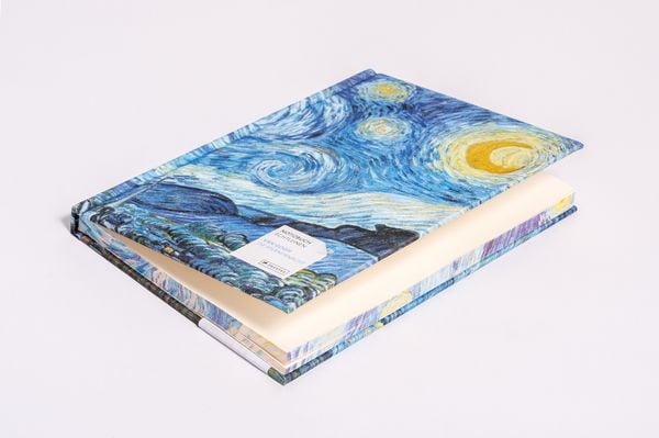Produktbild: Notizbuch Echtleinen Van Gogh Die Sternennacht
