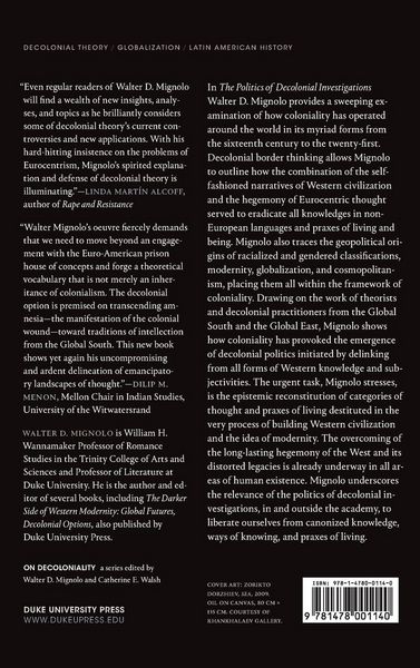 Produktbild: The Politics of Decolonial Investigations