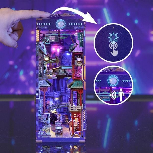 Produktbild: Book Nook DIY B&uuml;cherecke Cyber City