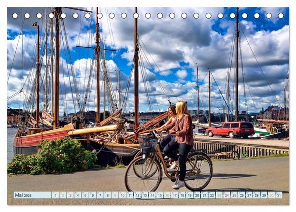 Produktbild: Stockholm - Venedig des Nordens (Tischkalender 2026 DIN A5 quer), CALVENDO Monatskalender