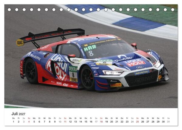 Produktbild: Die Vier Ringe im Motorsport (Tischkalender 2027 DIN A5 quer), CALVENDO Monatskalender