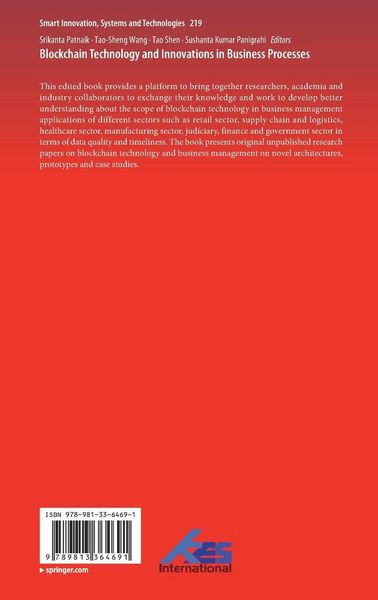 Produktbild: Blockchain Technology and Innovations in Business Processes