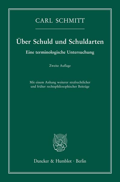 Produktbild: &Uuml;ber Schuld und Schuldarten.