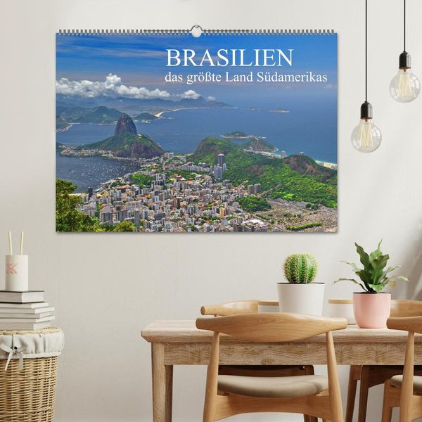 Produktbild: Brasilien - das gr&ouml;&szlig;te Land S&uuml;damerikas (Wandkalender 2026 DIN A2 quer), CALVENDO Monatskalender