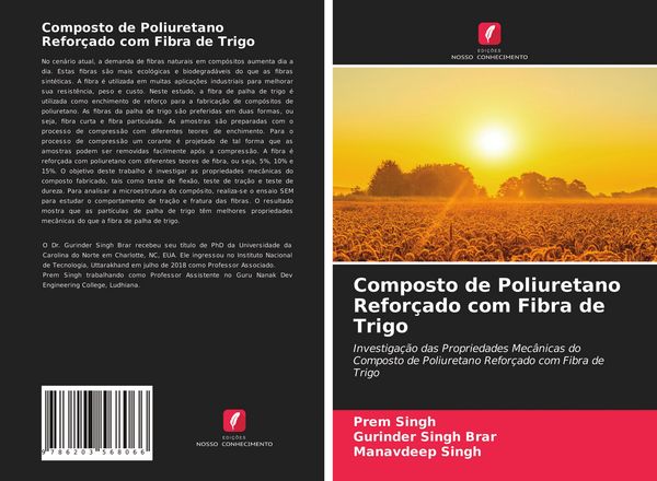 Produktbild: Composto de Poliuretano Refor&ccedil;ado com Fibra de Trigo