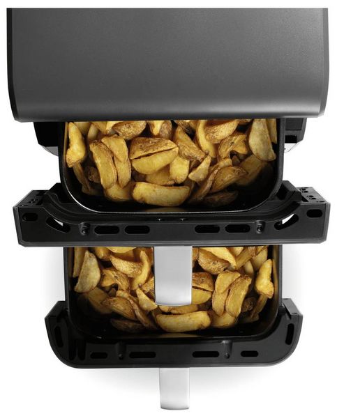 Produktbild: GourmetMaxx 16404 Hei&szlig;luft-Fritteuse 10l 2500W Antihaftbeschichtung, BPA-frei, Cool-Touch-Geh&auml;use, digitaler Timer, Grillfunktion