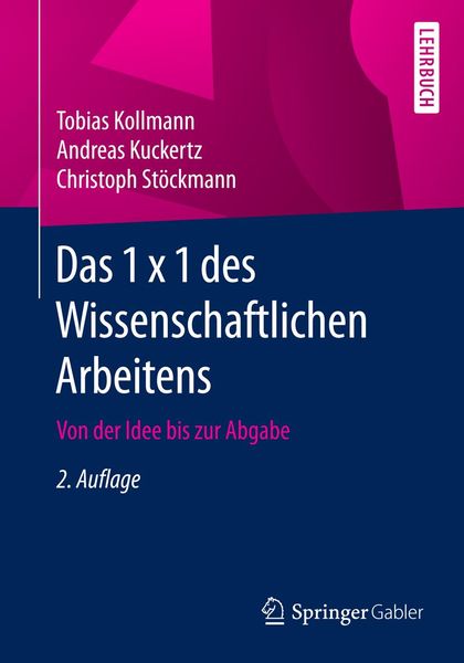 Produktbild: Das 1 x 1 des Wissenschaftlichen Arbeitens