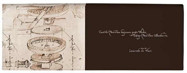 Produktbild: moses. libri_x Tintenroller Leonardo da Vinci