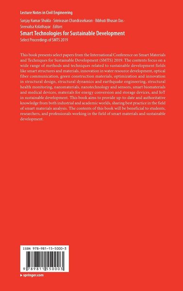 Produktbild: Smart Technologies for Sustainable Development
