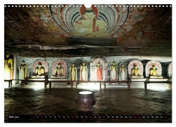 Produktbild: Sri Lanka - Highlights (Wandkalender 2026 DIN A3 quer), CALVENDO Monatskalender