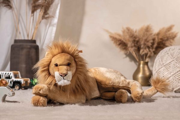 Produktbild: Steiff 065170 - Leo L&ouml;we, liegend, beige, Webpelz, 65 cm