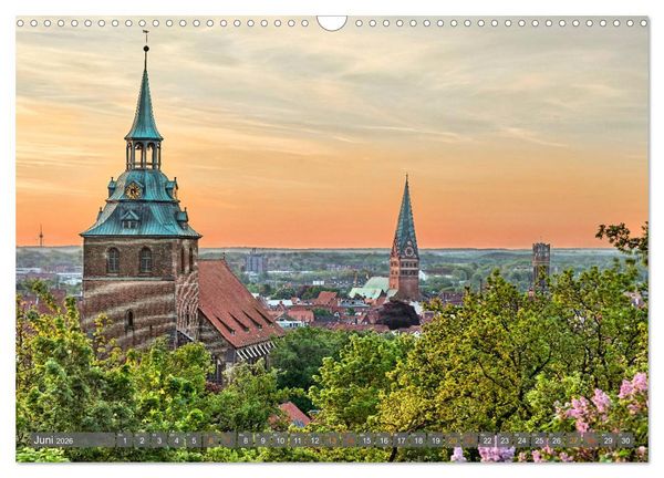 Produktbild: L&Uuml;NEBURG Ein- und Ausblicke von Andreas Voigt (Wandkalender 2026 DIN A3 quer), CALVENDO Monatskalender