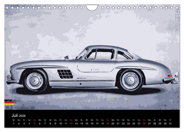 Produktbild: DIE GLORREICHEN ZW&Ouml;LF (Wandkalender 2026 DIN A4 quer), CALVENDO Monatskalender