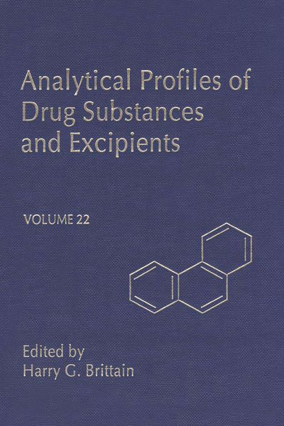 Produktbild: Analytical Profiles of Drug Substances and Excipients