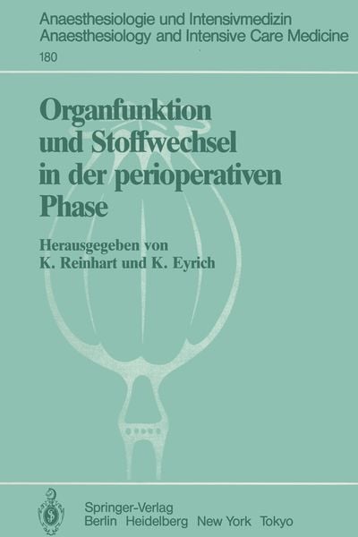 Produktbild: Organfunktion und Stoffwechsel in der perioperativen Phase