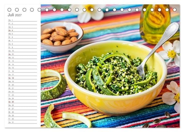 Produktbild: Zero Waste Pesto - 12 Monate, 12 Reste, unendlich Geschmack (Tischkalender 2027 DIN A5 quer), CALVENDO Monatskalender