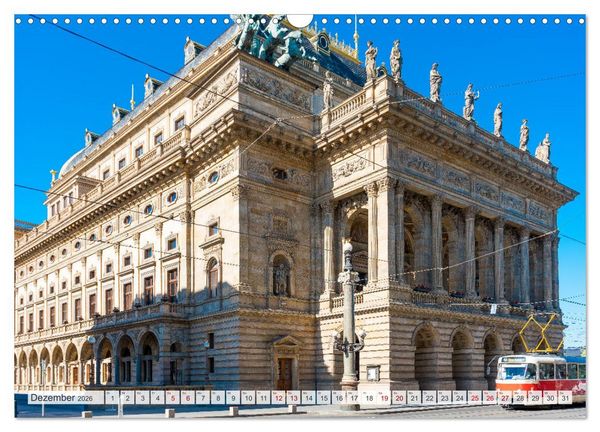 Produktbild: Historisches Prag (Wandkalender 2026 DIN A3 quer), CALVENDO Monatskalender
