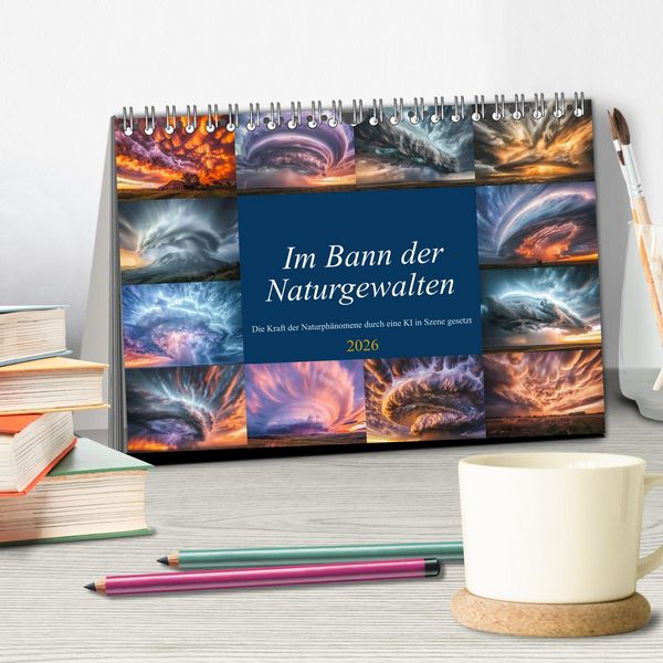 Produktbild: Im Bann der Naturgewalten (Tischkalender 2026 DIN A5 quer), CALVENDO Monatskalender