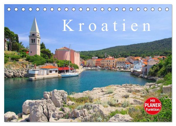 Produktbild: Kroatien (Tischkalender 2026 DIN A5 quer), CALVENDO Monatskalender