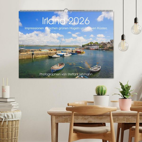 Produktbild: Irland 2026. Impressionen zwischen gr&uuml;nen H&uuml;geln und blauen K&uuml;sten (Wandkalender 2026 DIN A2 quer), CALVENDO Monatskalender